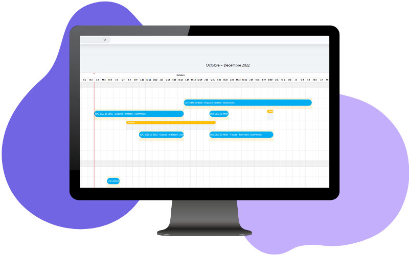 car rental contract - real time planning