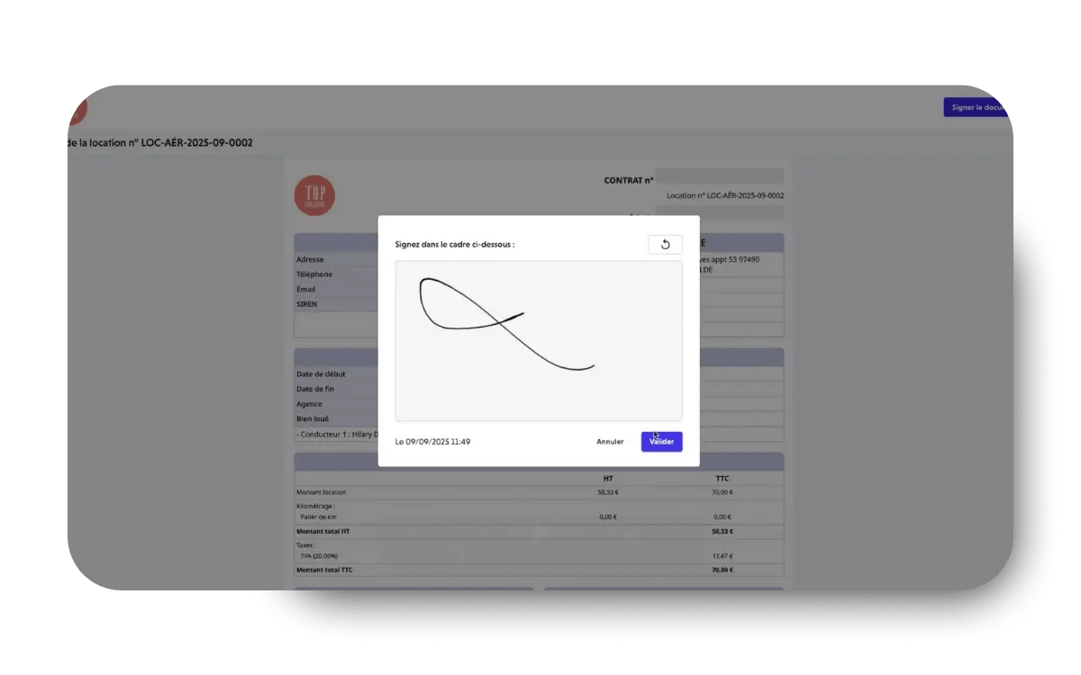 Signature électronique