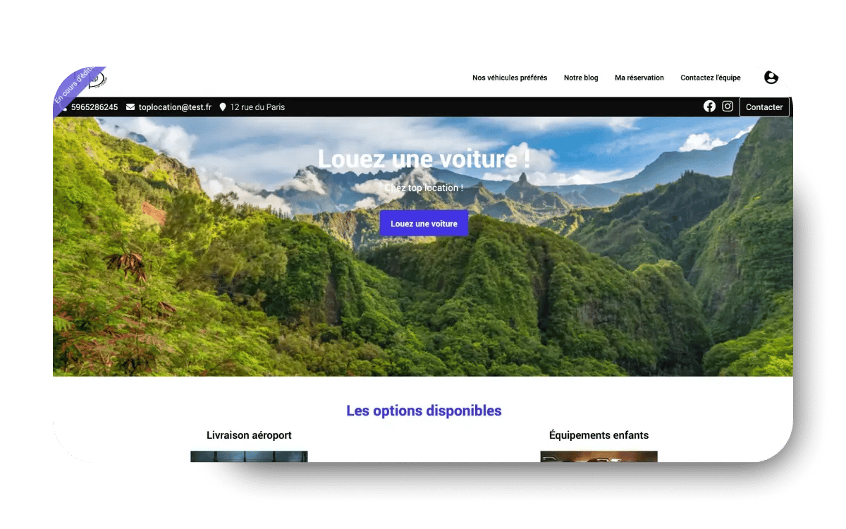 Site web à vos couleurs